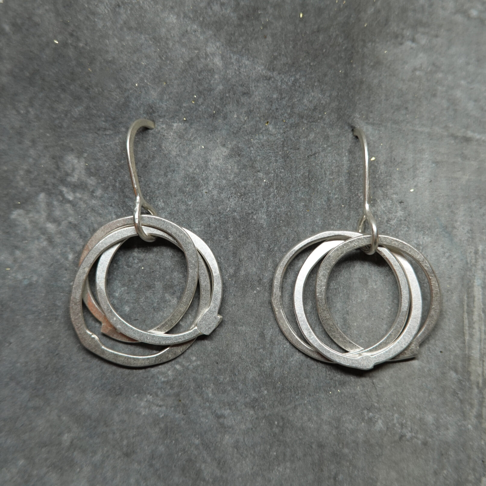 Silver Russian Knot earrings